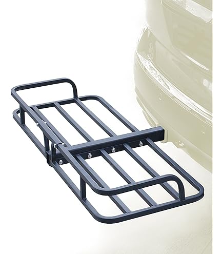 折り畳み　ヒッチキャリア　カーゴ　バスケットカーゴ Amazon.co.jp: ヒッチキャリア 深型カーゴ バスケットカーゴ 折り畳み