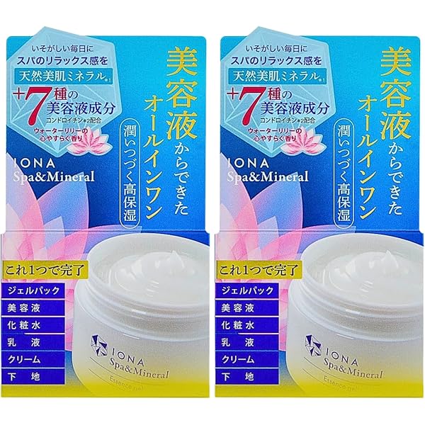 イオナ スパ＆ミネラル エッセンス ジェル 80g 4個 Amazon.co.jp: イオナ スパ＆ミネラル エッセンス ジェル 80g×2個