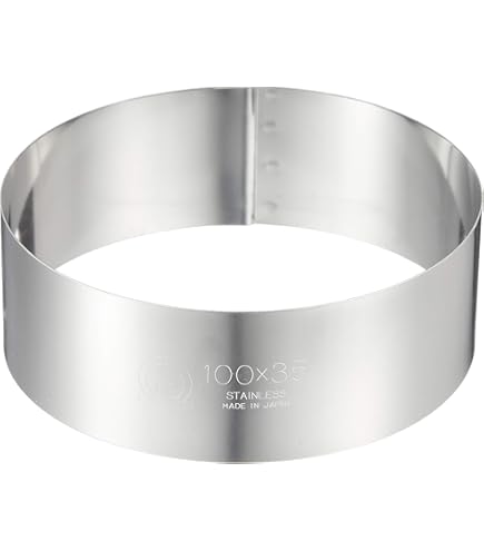Amazon｜丸セルクル 直径10cm 高さ3.5cm ケーキリング マフィンリング