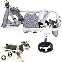 Amazon.co.jp: JELFUNY 犬用車椅子 犬用歩行器 ペット車椅子 2輪 4輪