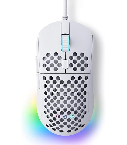エレコム ゲーミングマウス／光学式／8000万回耐久スイッチ／6200dpi／5ボタン／有線／ホワイト M-G01URWH Amazon | エレコム ゲーミングマウス／光学式／8000万回耐久スイッチ