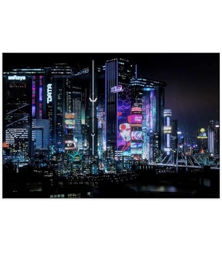Amazon.co.jp: サイバーパンク2077 アートパネル 絵画 油絵