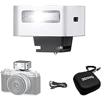 カメラ フラッシュ レンズ セットで ケース付き Amazon | Zeniko ZF08 ミニカメラフラッシュスピードライトオン