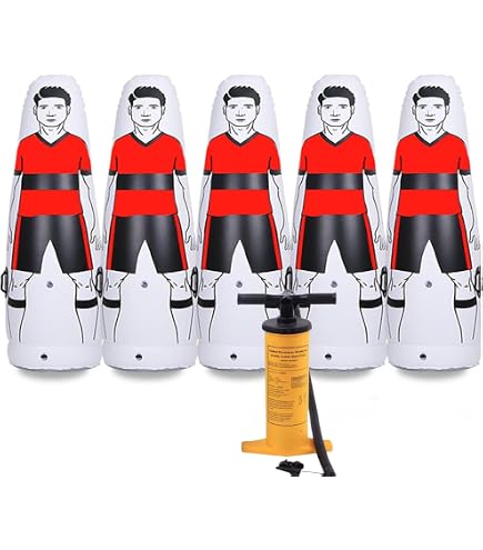 Amazon | 5個セットサッカー ダミー 人形 フリーキック練習人型壁