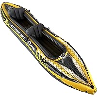 Fkstyle カヤック フィッシング 2人乗り 釣り パドル インフレータブル 手漕ぎ カヌー [並行輸入品]