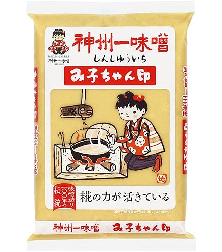 Amazon.co.jp: 神州一味噌 み子ちゃん印 850g /宮坂醸造(2袋) : 食品