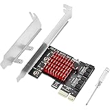 ELUTENG SATA 増設ボード 6Gbps速度 pcie sata 増設 2ポート sata 増設 拡張カード PCI Express x1 X4 X8 X16用 大型/小型シャーシを使用でき Windows10/8/7/Vistaなど対応 デ
