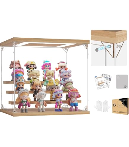 Amazon.co.jp: 【WNJAPAN】5段 コレクションケース アクリル 幅32cm