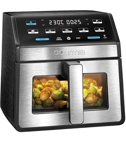 Amazon.co.jp: Gourmia エアフライヤー - 7クォート大容量 12個の