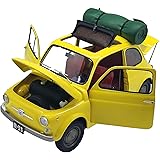 エスワンフォー(S14) キャラクタービークルシリーズ ルパン三世 カリオストロの城 FIAT500 1/12スケール ダイキャスト製ミニカー unisex