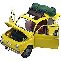 エスワンフォー(S14) キャラクタービークルシリーズ ルパン三世 カリオストロの城 FIAT500 1/12スケール ダイキャスト製ミニカー unisex