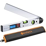 Neoteck デジタル角度計 0-225° 解像度0.1° LCDディスプレイ バックライト付き (銀)