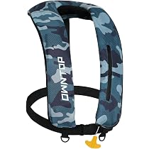 Amazon | Owntop ライフジャケット手動膨張 ポケット付き肩掛け ベスト