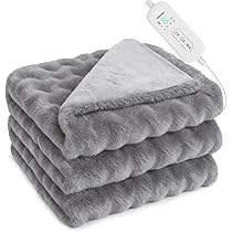 未使用品　電気毛布 【表面兎毛調+裏面ポリエステル素材】 190×130cm MOSMEE 電気毛布 【表面兎毛調+裏面ポリエステル素材】 190 130cm