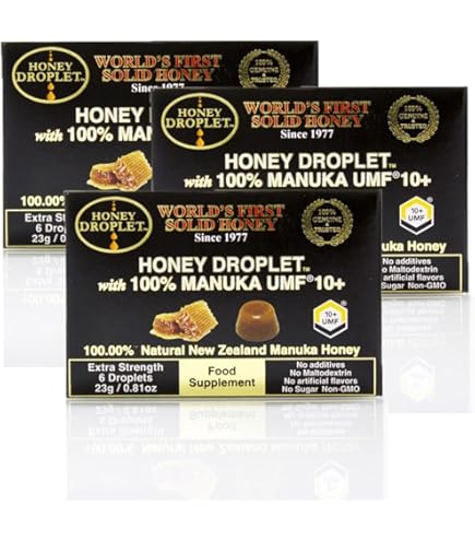 Amazon | マヌカハニーUMF15+&ハニードロップレットUMF10+4箱【ギフト