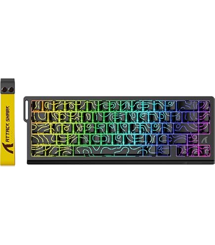 ATTACK SHARK X68 HE 8KHZ Rapid Trigger Keyboard Magnetic Switch