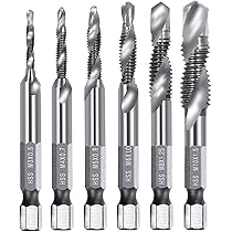 Amazon | MoToNa タップドリルセット ネジ切り 高速度鋼 M3 M4 M5 M6  