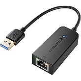 Cable Matters USB to Ethernet Adapter (USB 3.0 to Ethernet, USB Ethernet Adapter) Supporting 10/100/1000 Mbps Ethernet Networ