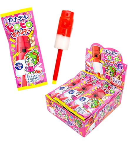 Amazon.co.jp: やおきん カナデルピロピロキャンディ 【 ぶどう味 24本
