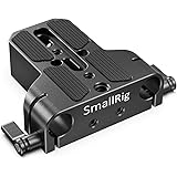 SMALLRIG Camera Base Plate with Rod Rail Clamp for Sony FS7, for Sony A7 Series, for Canon C100,C300,C500, for Panasonic Gh5-