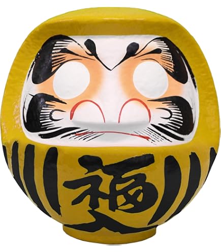 Amazon.co.jp: 高崎だるま 置物・オブジェ 銀 3号 12x11x15cm 金運隆盛