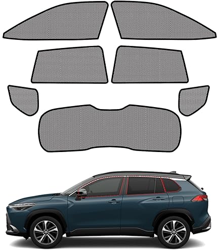 Amazon | カローラクロス サンシェード 車 リアサンシェード 断熱 遮光