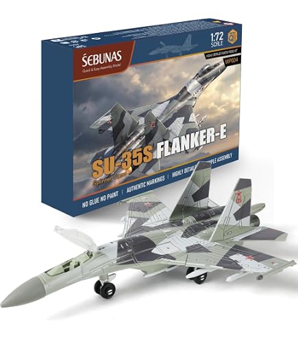 Amazon | SEBUNAS 1:72スケール SU-57戦闘機 クイックビルドモデル