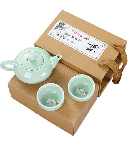 Amazon.co.jp: 九谷焼 九谷 庄三 作 茶器セット 色絵 急須 湯冷まし