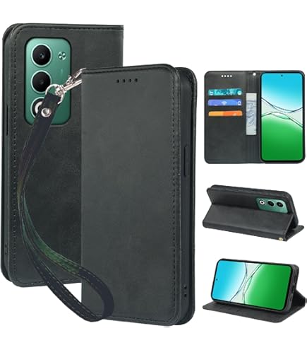 Amazon.co.jp: OPPO reno11A ケース 手帳型 かわいい 緑 グリーン