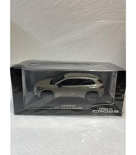 新型カローラクロス 後期型 ミニカー カラーサンプル アッシュ【非売品】 トヨタ博物館購入 新型 カローラクロス 後期 カラーサンプル