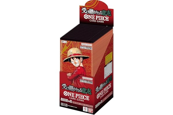 8月『3周年！ワンピースカードトレジャーキャンペーンパック』2パック付 バンダイ(BANDAI) ONE PIECEカードゲーム 受け継がれる意志【OP-13】 (BOX)24パック入り