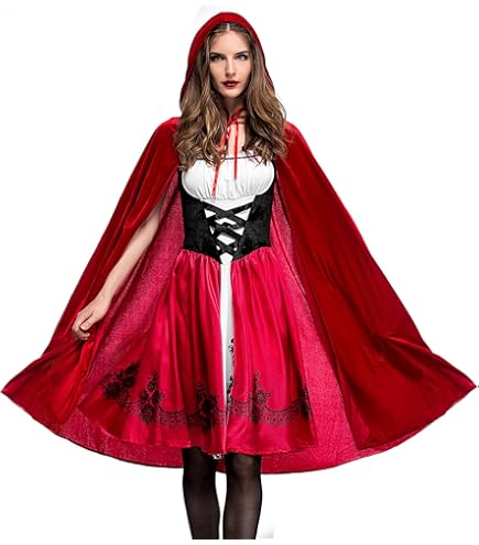 Amazon.co.jp: [SVNVIOZ] ハロウィン コスプレ 赤ずきん 仮装 豪華