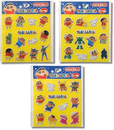 キャラクターシール・ステッカー　オールスター Amazon | クレヨンしんちゃん キャラクターステッカー オールスター