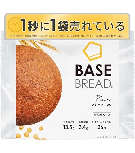 Amazon.co.jp: Base Bread Mini Bread Plain 16 Bags, Bread, Diet