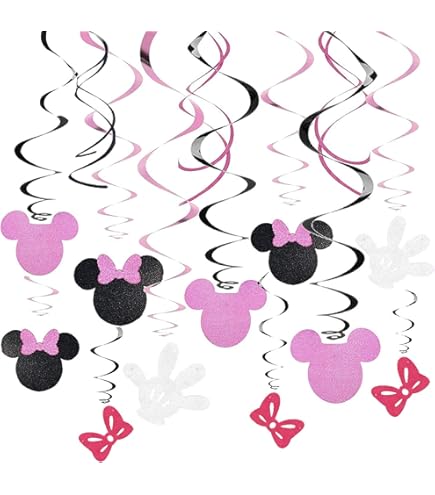 Cute Mouse Birthday Party Supplies - 16 Plates, 20 Napkins, Tablecloth, Decorations - View #14