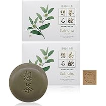 直　石鹸 Amazon | 想茶石鹸 100g×2個 洗顔石けん お茶せっけん 静岡県産