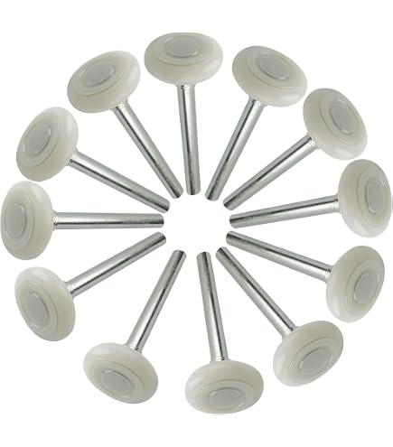 24-Pack 2-Inch Nylon Garage Door Rollers With 6200ZZ Bearings - Quiet Replacement Rollers