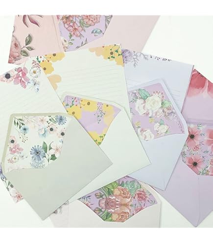 45-Piece Stationery Set With Watercolor Paper & Envelopes - Lined Letter Writing Kit With 20 Stickers