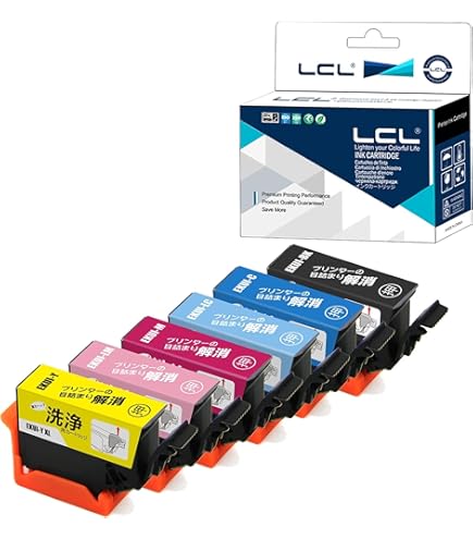 Amazon.co.jp: LCL （6色セット) エプソン用 クマノミ KUI-6CL KUI-6CL