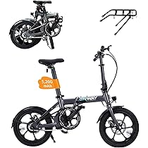 Amazon | ERWAY 電動自転車 折りたたみ 電動アシスト自転車