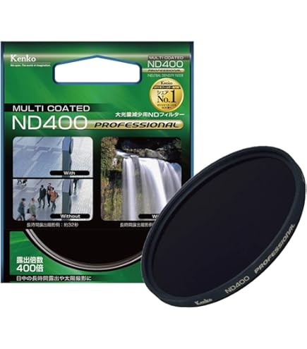 Amazon.co.jp: Kenko NDフィルター PRO-ND500 52mm 1/500 光量