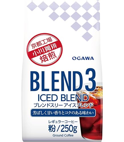 Amazon | 小川珈琲 ブレンド3 モカブレンド 粉 230g ×2個 | 小川珈琲