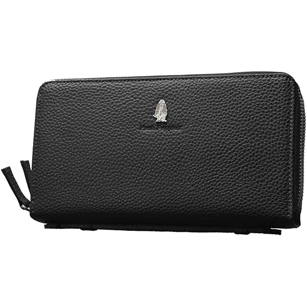 Amazon | [ハッシュパピー] Lファスナー長財布 HP0457 ブラック | Hush
