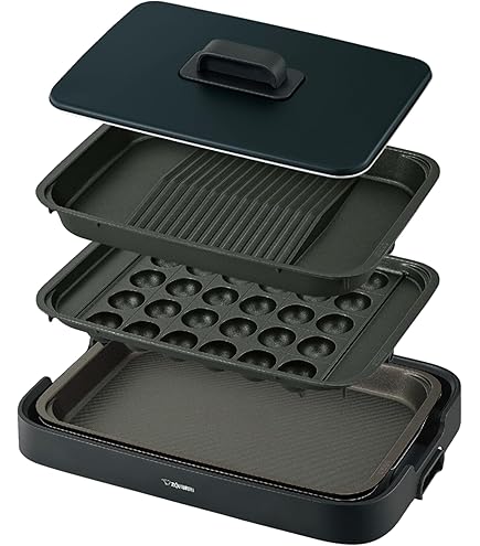 Amazon | 象印マホービン ホットプレート ダークブラウン EA-GV35AM-TD 