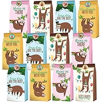 48-Piece Bendable Sloth Toys - Assorted Color Fidget Toys For Kids Party Favors
