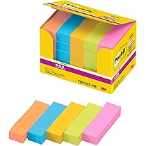 Amazon.co.jp: 3M ポストイット 付箋 強粘着 大きい ネオンカラー 75