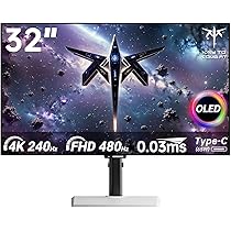 Amazon.co.jp: KTC 32インチ 4K OLED有機ELゲーミングモニター