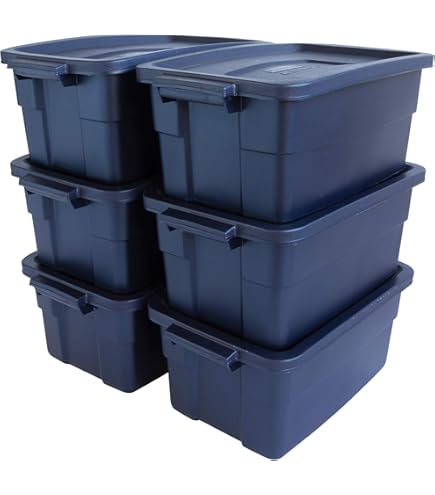 Amazon｜(26cm x 18cm x 15.8) - Rubbermaid 11.4l Roughneck Storage