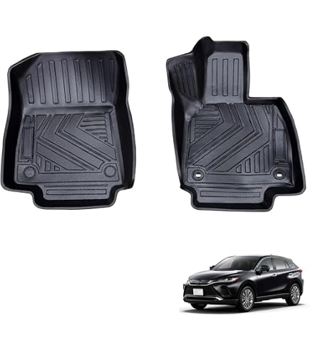 Amazon | 80系 ハリアー 3D フロアマット 運転席 助手席 2pcSET