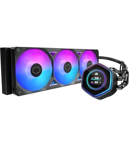 Amazon | Cooler Master MasterLiquid PL360 Flux 簡易水冷CPUクーラー